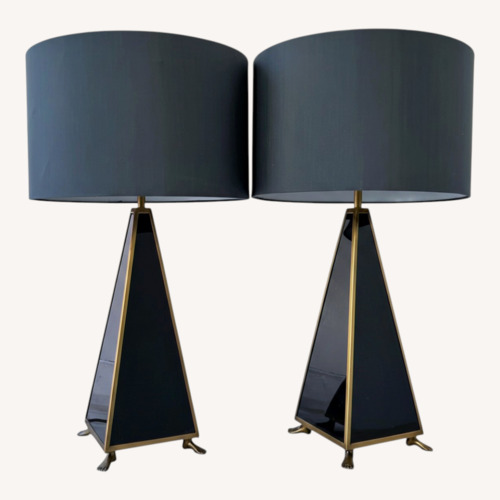Used Jonathan Adler Constantine Black Table Lamps for sale on AptDeco