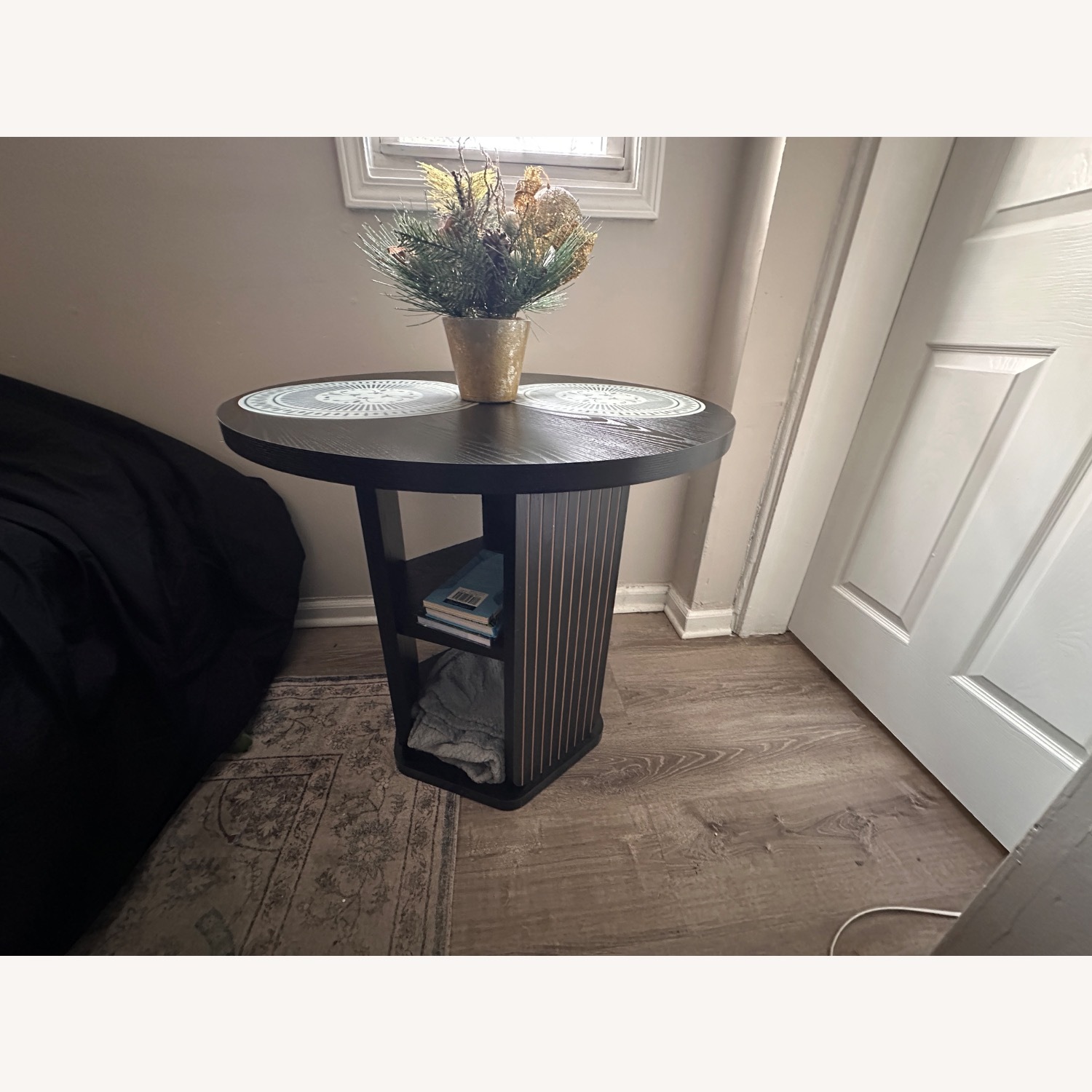 Black Wood Dining Table - image-2