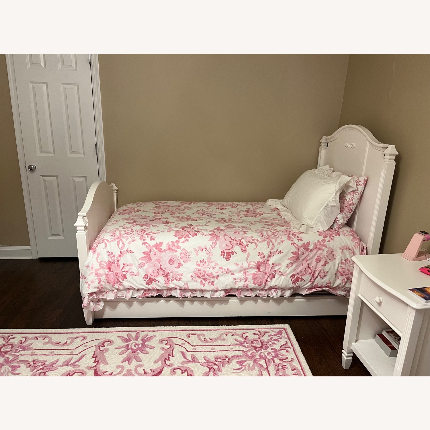 Pottery Barn Kids Madeline White Wood Twin Bed - image-2