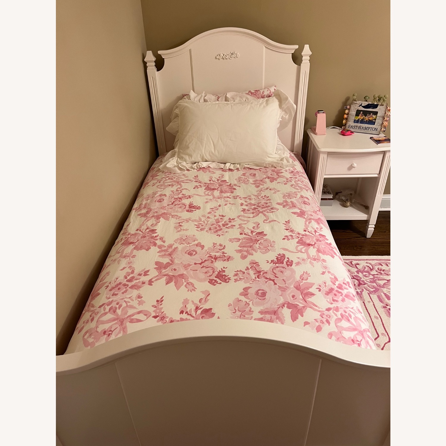 Pottery Barn Kids Madeline White Wood Twin Bed - image-3