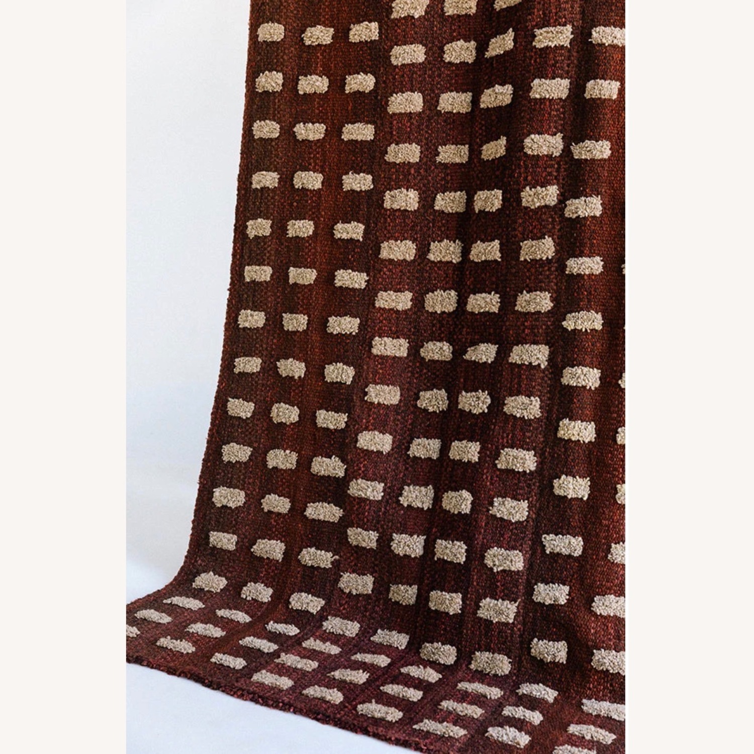 Pampa - Burgundy & Sand - Wool Area Rug 9' x 12' - image-3