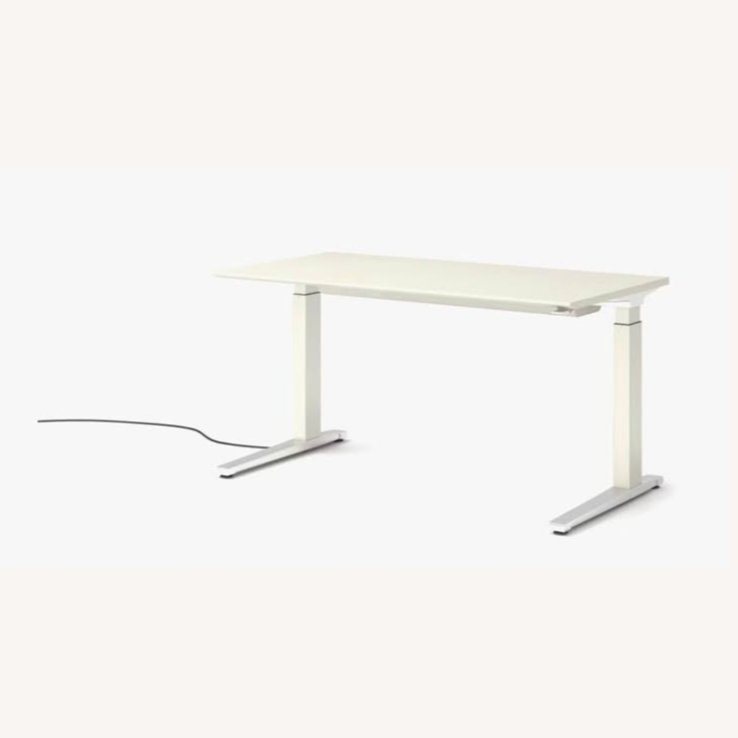 Herman Miller White Wood Desk - image-4