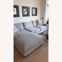 Room & Board Metro Light Gray 2 Piece Sectional