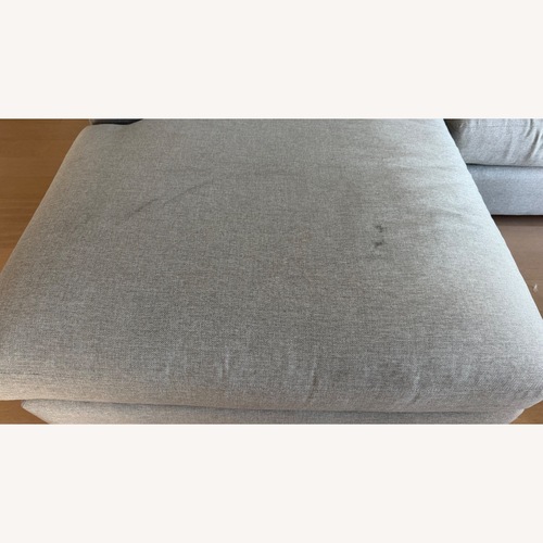 Used Room & Board Metro Light Gray 2 Piece Sectional for sale on AptDeco