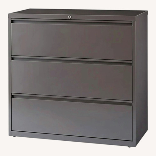Used Lorell Furniture Dark Gray Wall Unit for sale on AptDeco