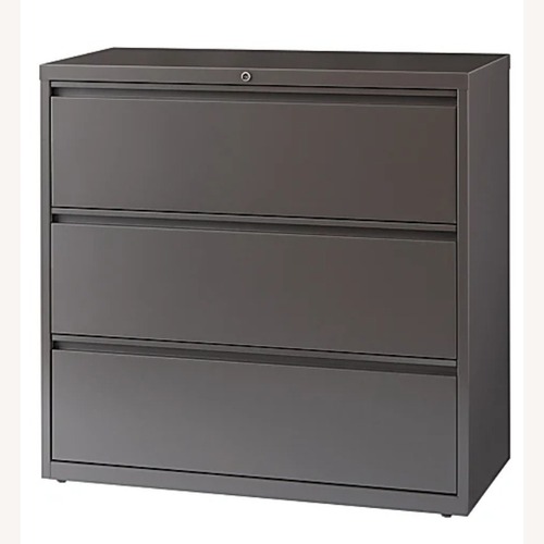 Used Lorell Furniture Dark Gray Wall Unit for sale on AptDeco