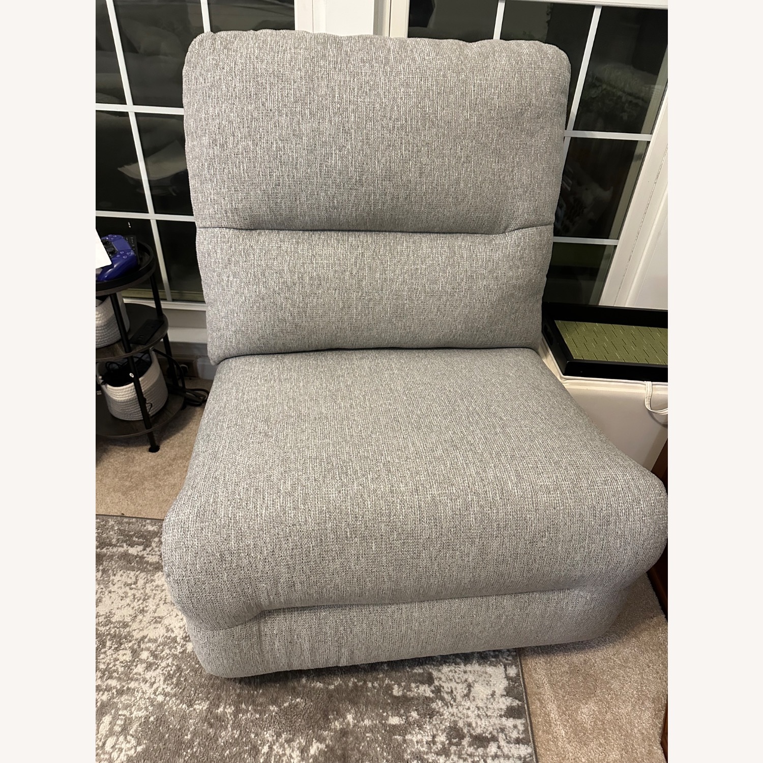 Acklen Grey Sectional Couch Chair - image-1