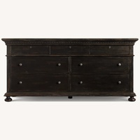 Restoration Hardware St. James 7-Drawer Dresser Black