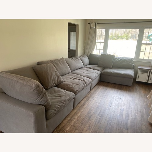 Used Bob's Discount Furniture Gray Cloud Couch  for sale on AptDeco