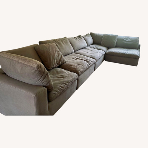 Used Bob's Discount Furniture Gray Cloud Couch  for sale on AptDeco