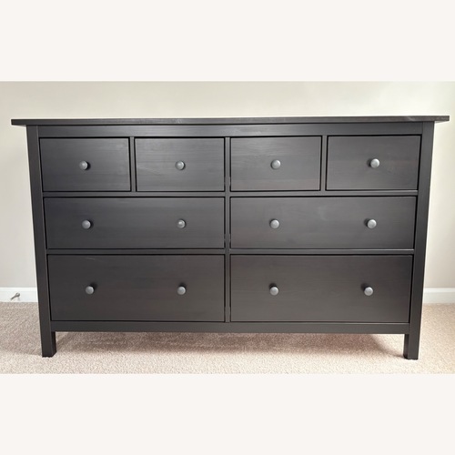 Used IKEA Hemnes Dark Brown Wood Dresser for sale on AptDeco