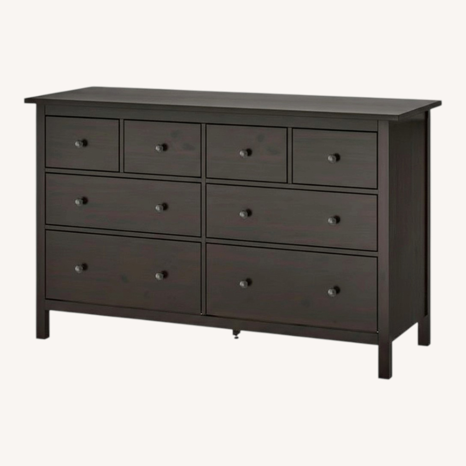 IKEA Hemnes Dark Brown Wood Dresser - image-0