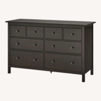 IKEA Hemnes Dark Brown Wood Dresser