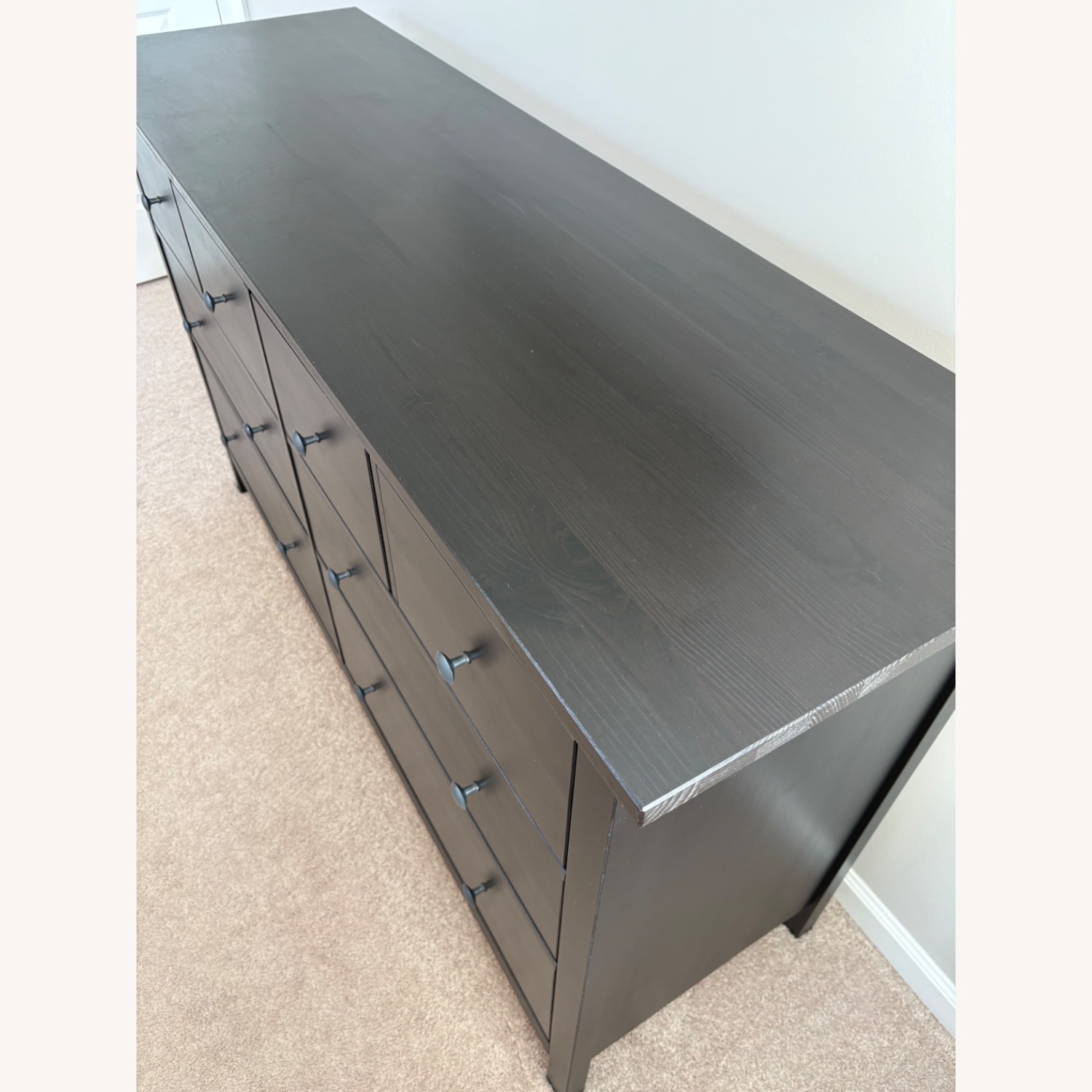 IKEA Hemnes Dark Brown Wood Dresser - image-3