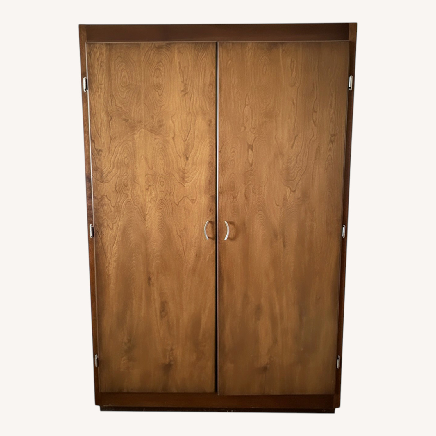 Vintage Jumbo Wood Armoire - image-0