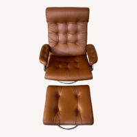 Ekornes Recliner and Ottoman