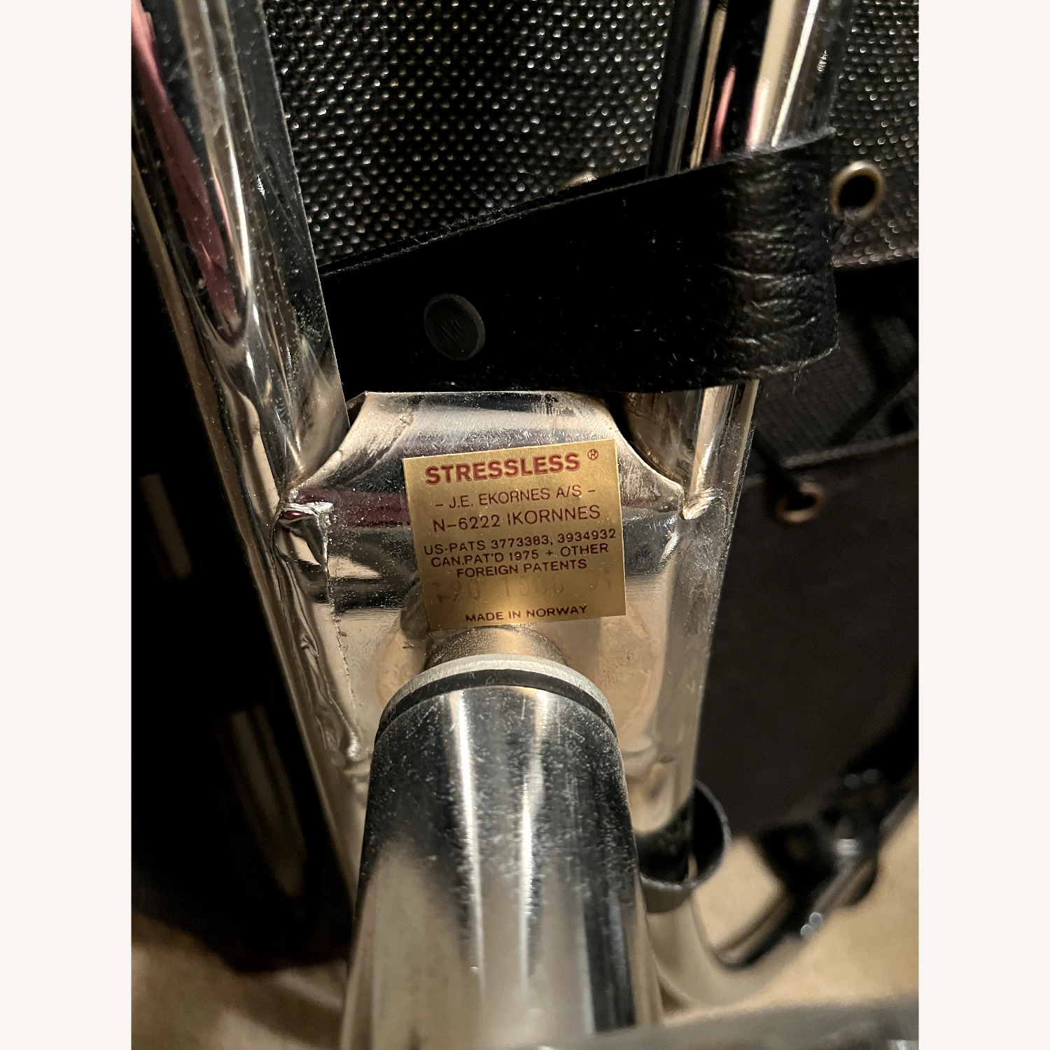 Ekornes Recliner and Ottoman - image-2