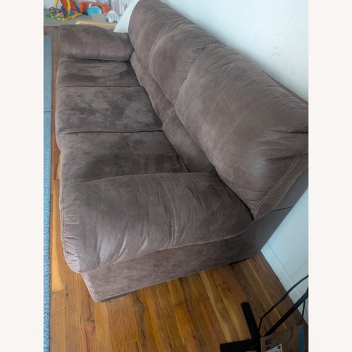 Used Ashley Furniture Light Brown 3+ Seater Sofa for sale on AptDeco