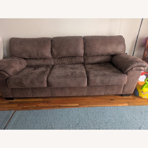 Used Ashley Furniture Light Brown 3+ Seater Sofa for sale on AptDeco