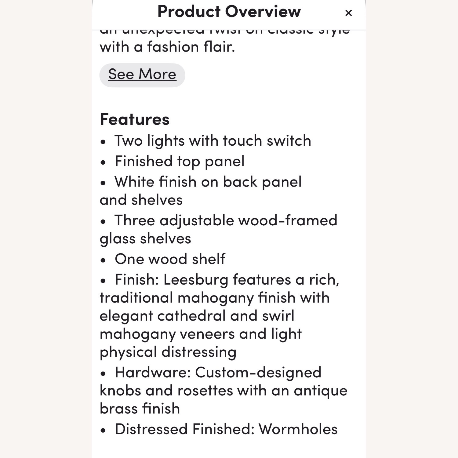 Hooker Furniture Corporation Dark Brown Bar Cart - image-1