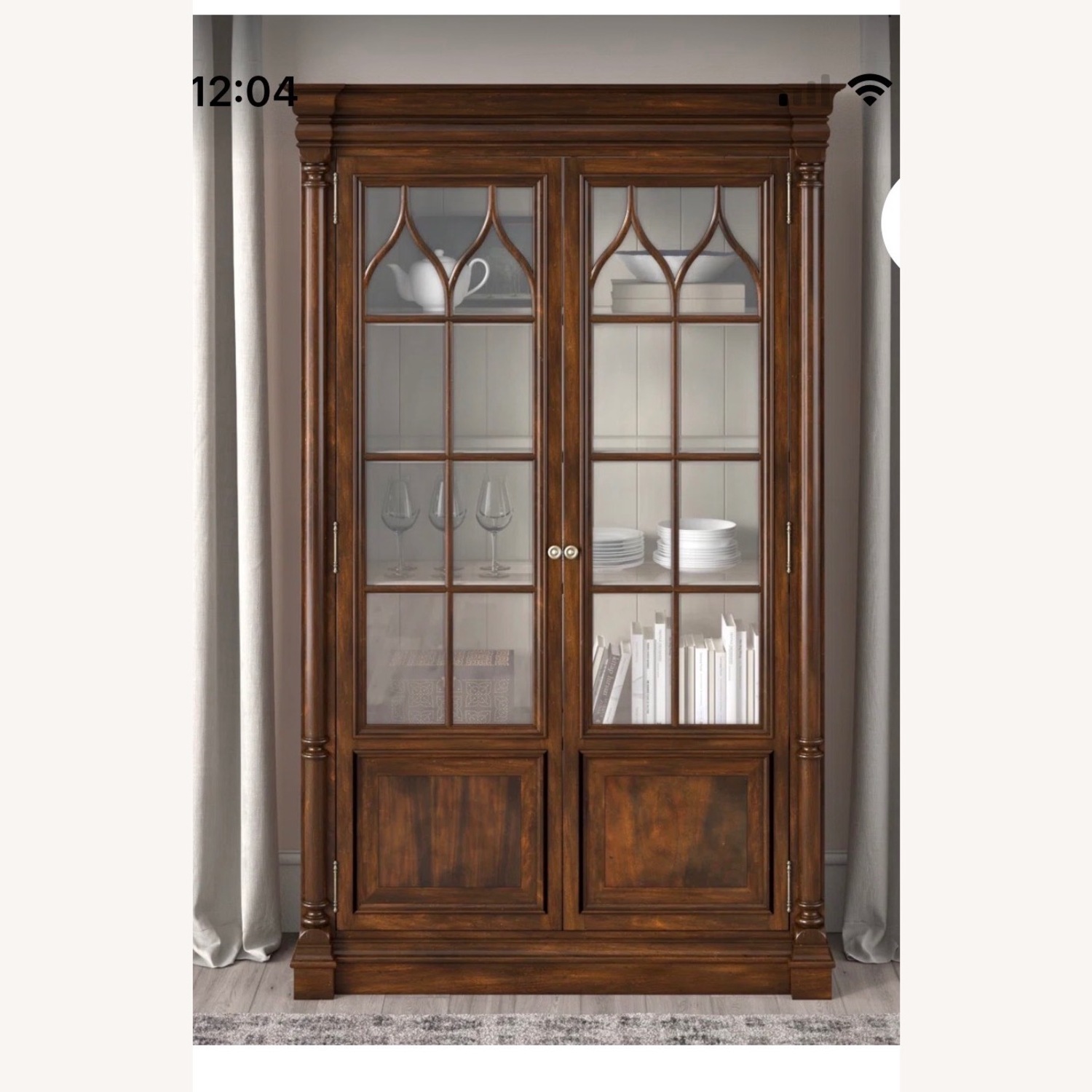 Hooker Furniture Corporation Dark Brown Bar Cart - image-0