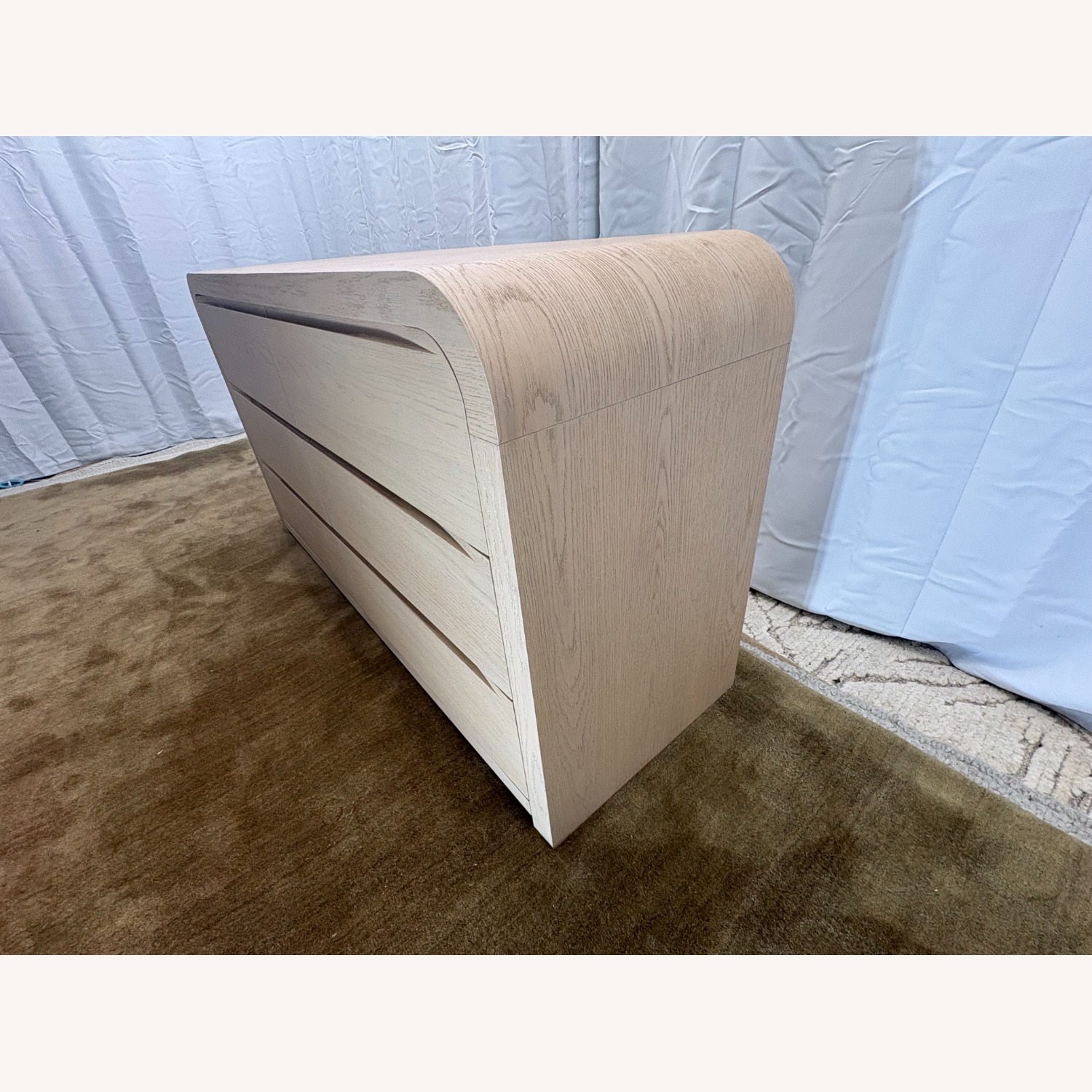 Restoration Hardware Olin Wide Dresser Bleached Oak - image-16