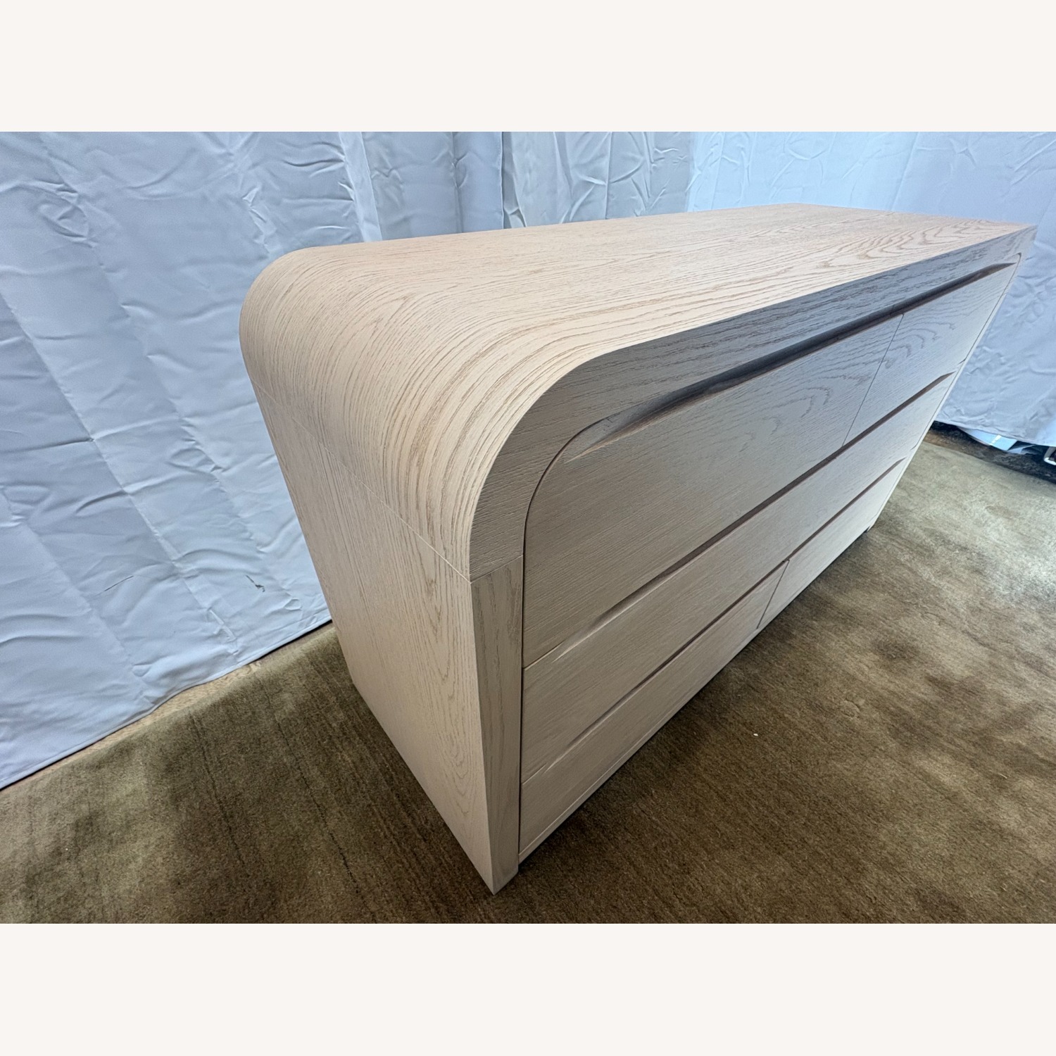 Restoration Hardware Olin Wide Dresser Bleached Oak - image-6