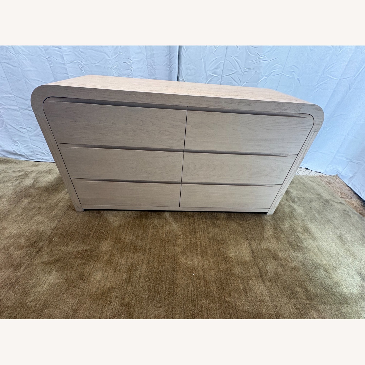 Restoration Hardware Olin Wide Dresser Bleached Oak - image-2