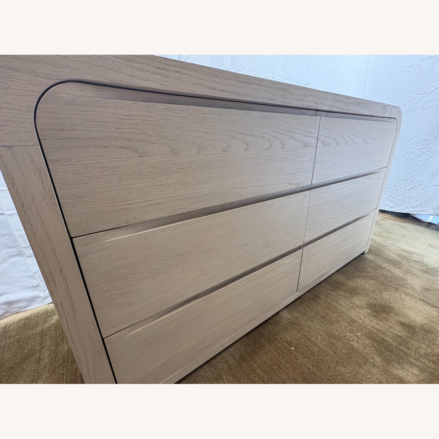 Restoration Hardware Olin Wide Dresser Bleached Oak - image-3