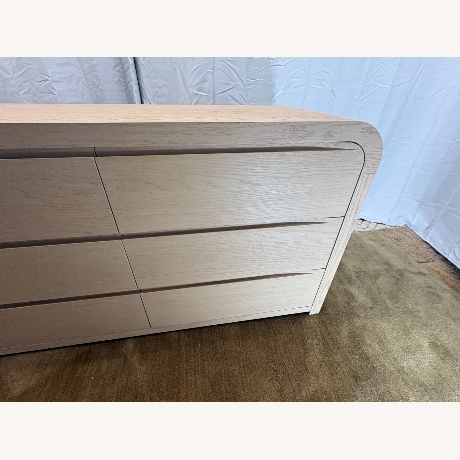 Restoration Hardware Olin Wide Dresser Bleached Oak - image-11