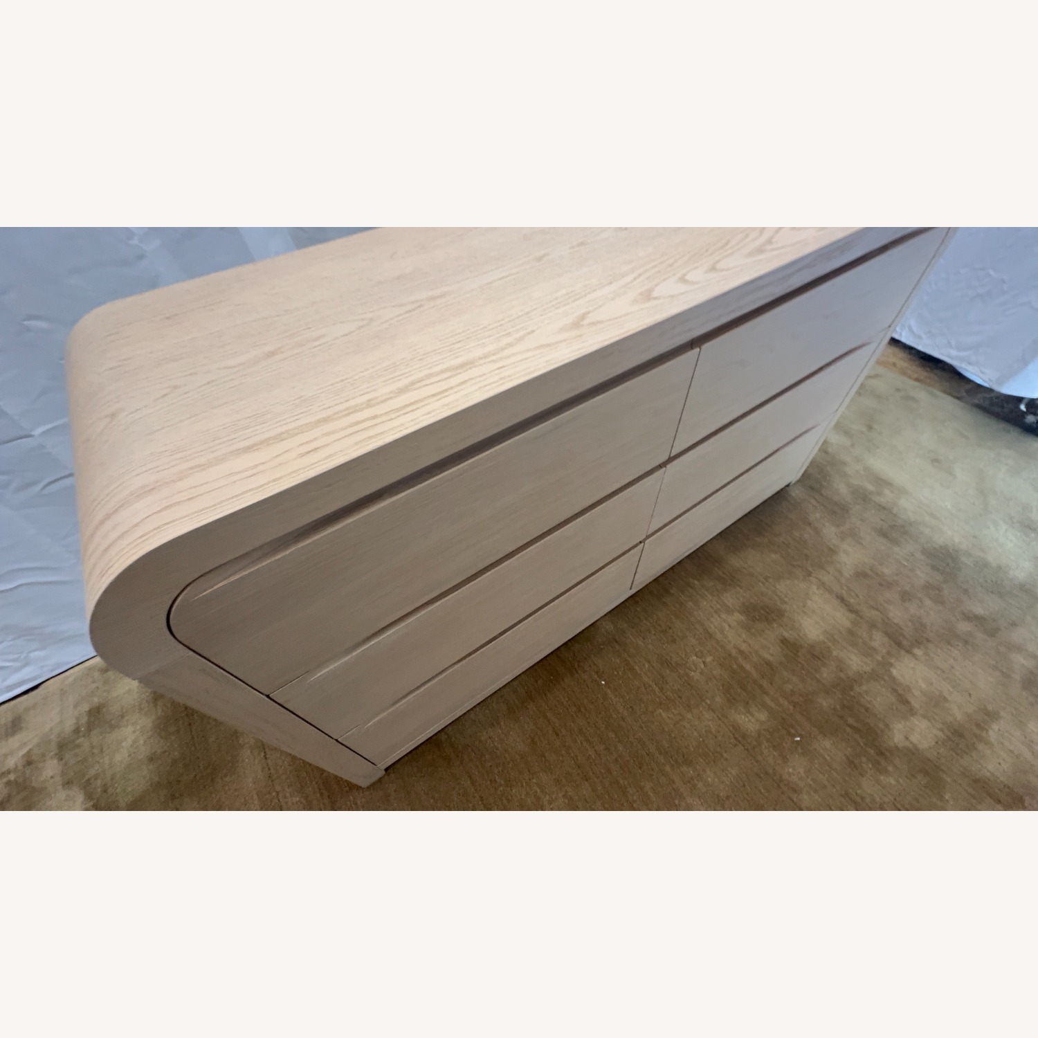 Restoration Hardware Olin Wide Dresser Bleached Oak - image-1