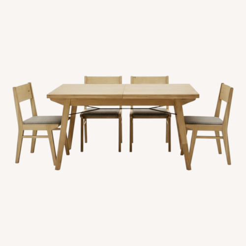 Used Castlery Miles Natural Wood Extendable Dining Sets for sale on AptDeco