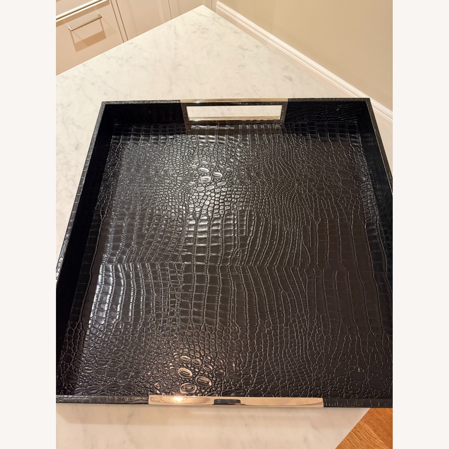 Ethan Allen Leather Tray - image-3