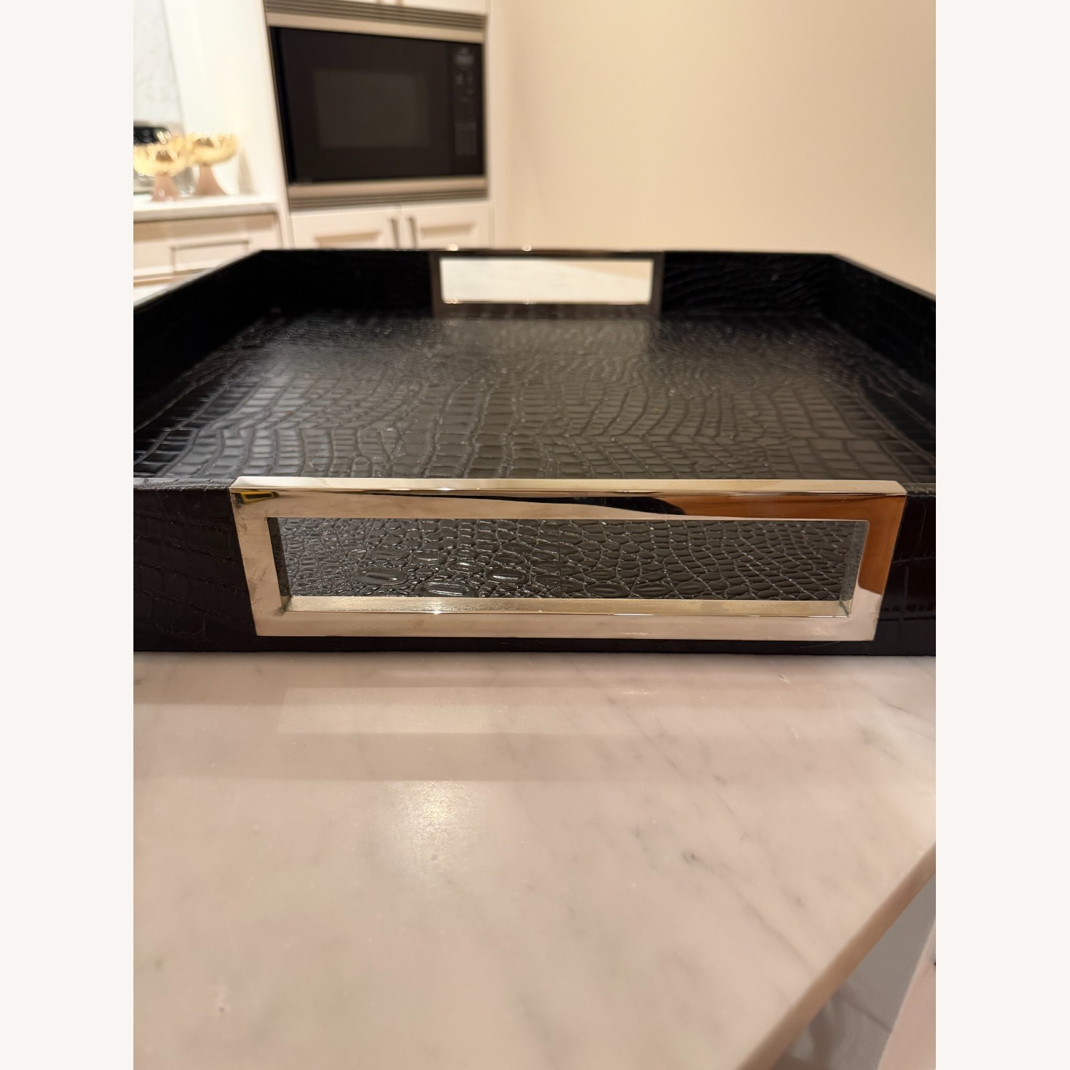 Ethan Allen Leather Tray - image-2