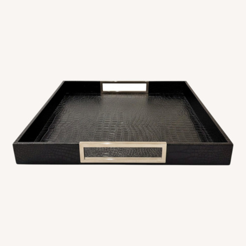 Used Ethan Allen Leather Tray for sale on AptDeco