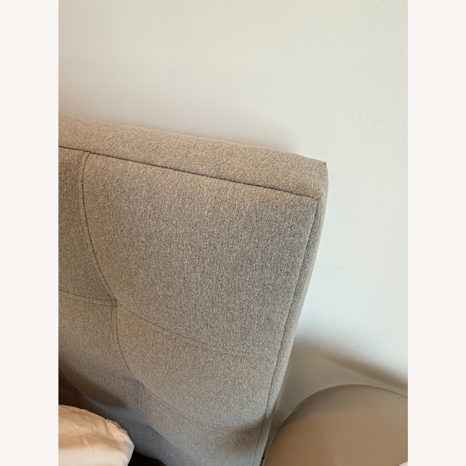 Room & Board Light Gray King Bed with Storage - image-6