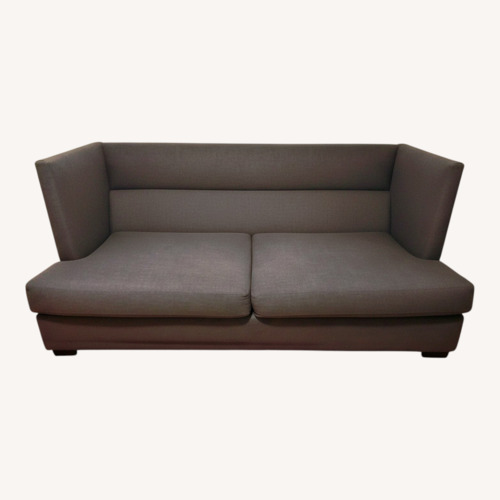 Used Crate & Barrel Dark Gray Fabric 3+ Seater Sofa for sale on AptDeco