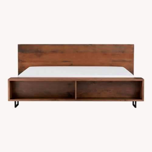 Used Crate & Barrel Atwood King Bed for sale on AptDeco