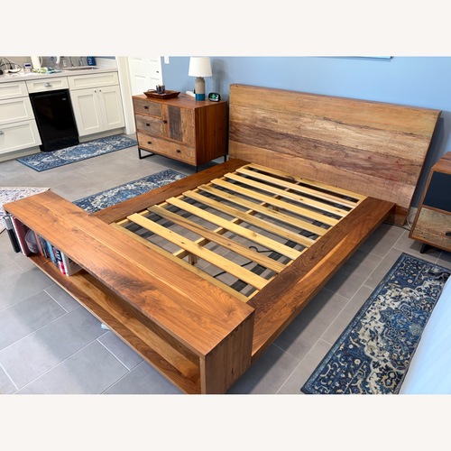 Used Crate & Barrel Atwood King Bed for sale on AptDeco