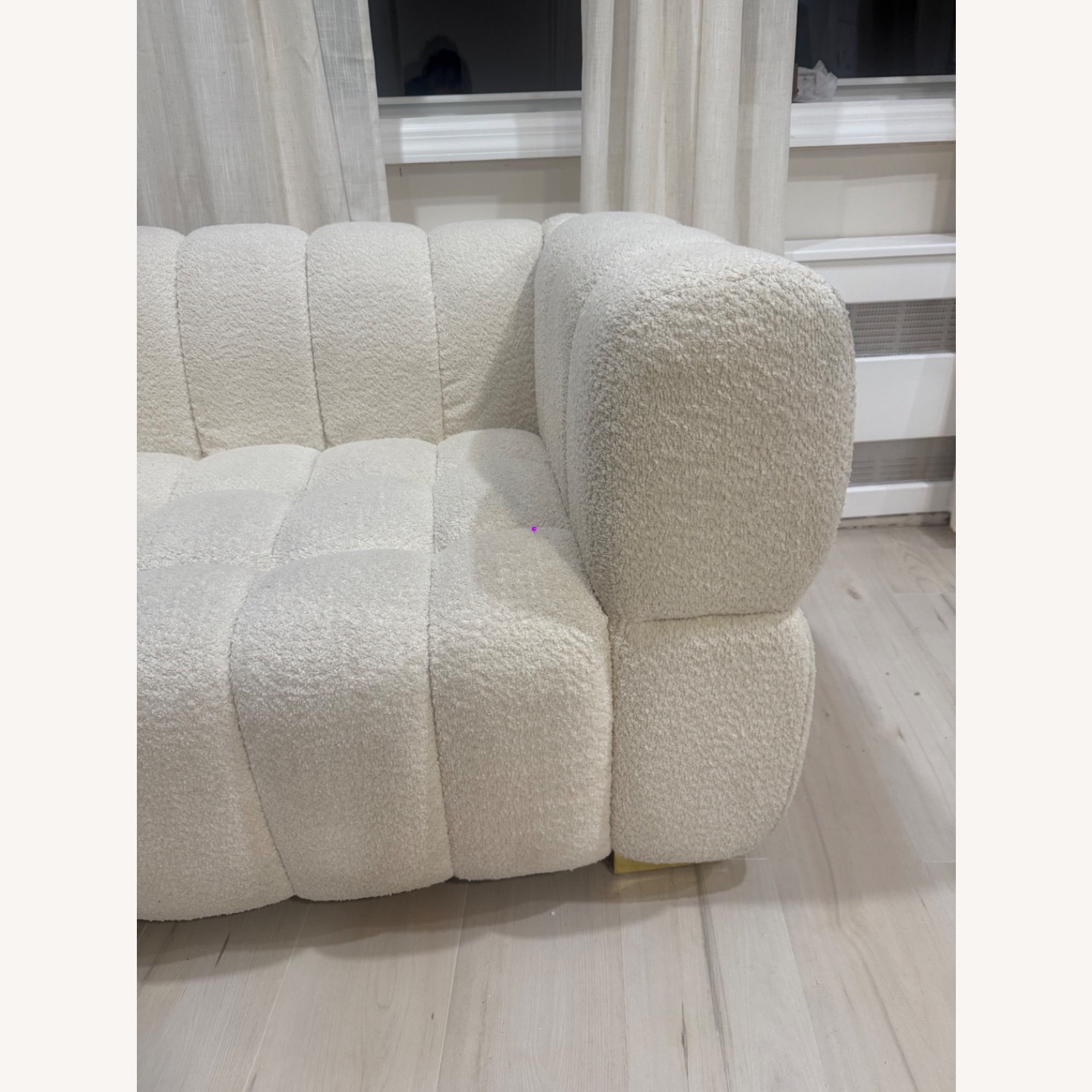 Wayfair Mercer 41 White Boucle Accent Chair - image-3