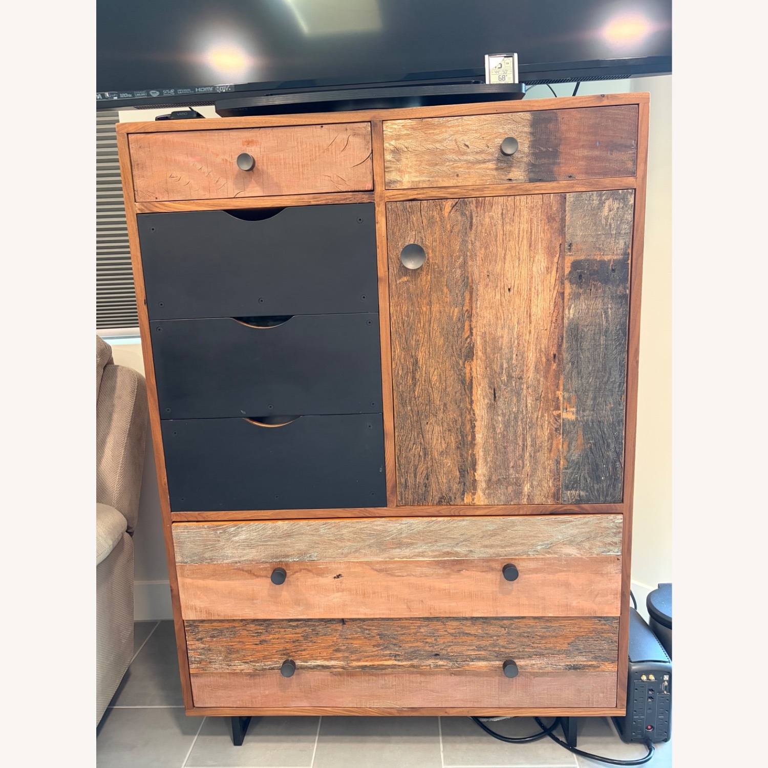 Crate & Barrel Atwood Tall Chest - image-2