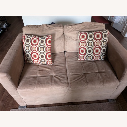 Used Wayfair Beige fabric Loveseat sofa for sale on AptDeco