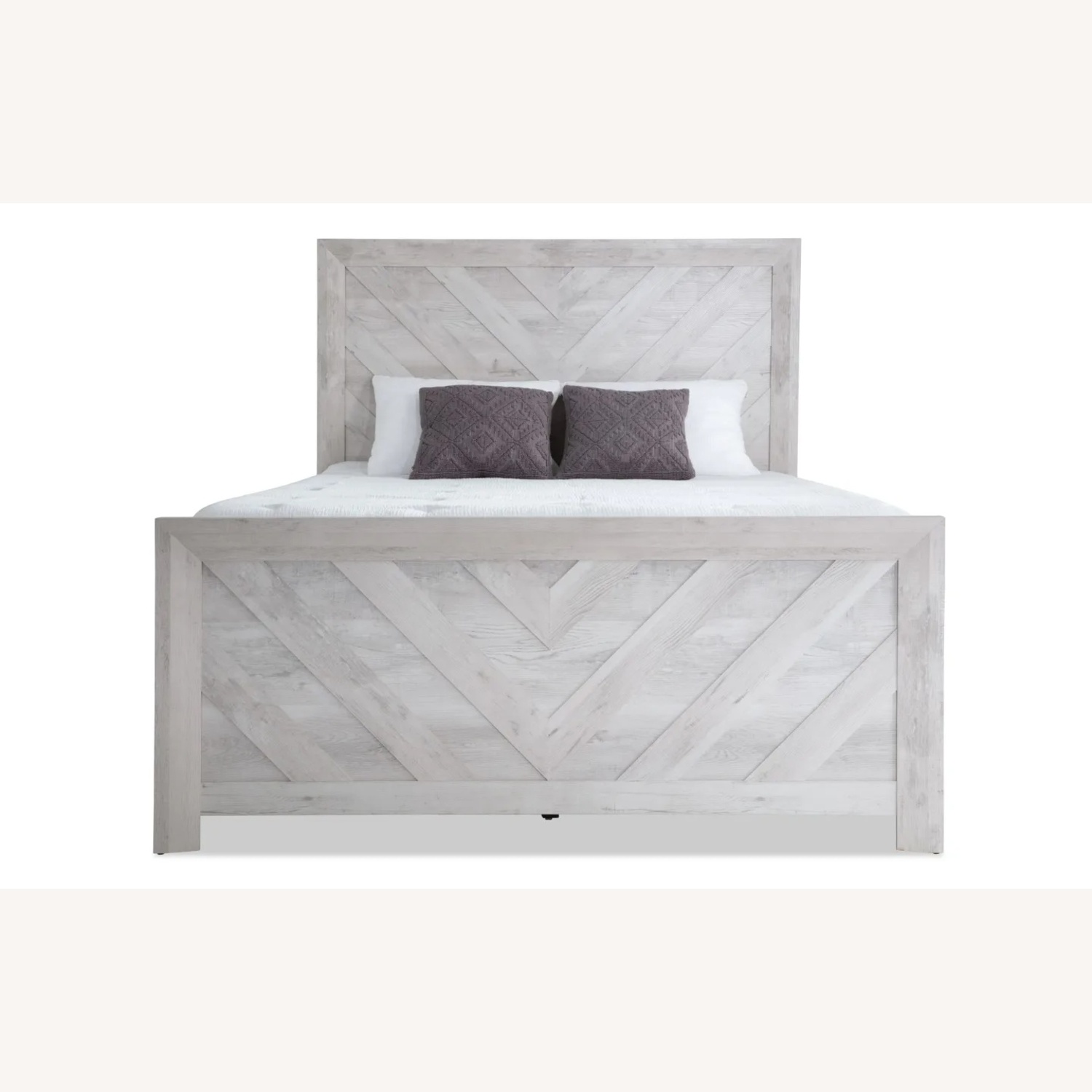 Bob's Discount Furniture Light Gray Queen Bed - image-4