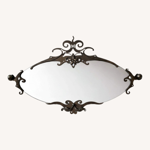 Used Gothic Wrought Iron Wall Mirror  for sale on AptDeco