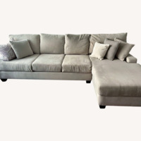 Living Spaces Harper Foam II Sectional