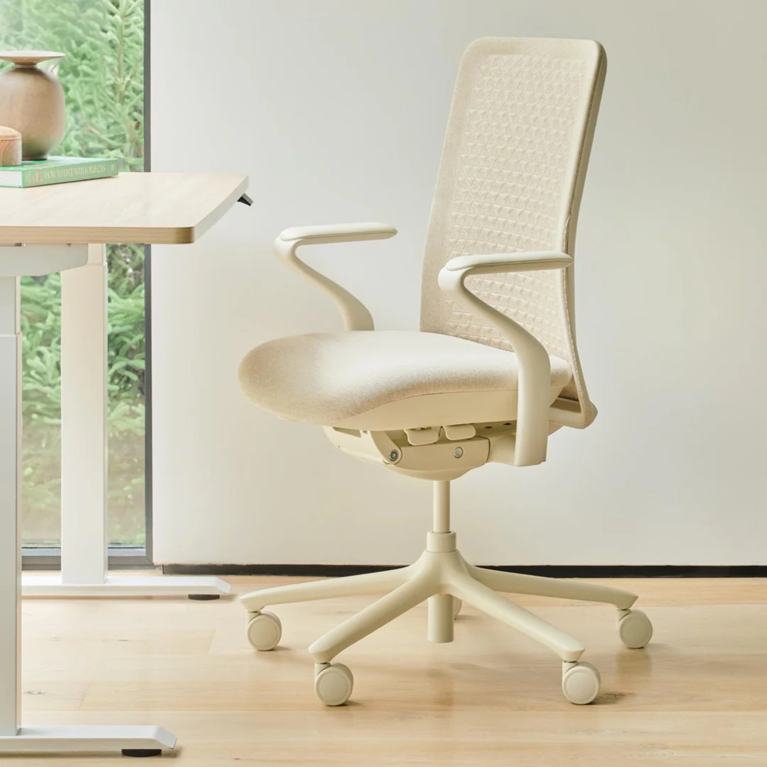 Branch Verve Light Brown Fabric Office Chair - image-4