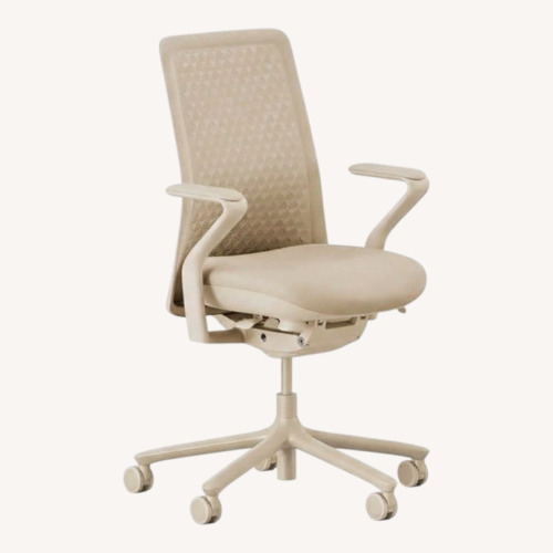 Used Branch Verve Light Brown Fabric Office Chair for sale on AptDeco