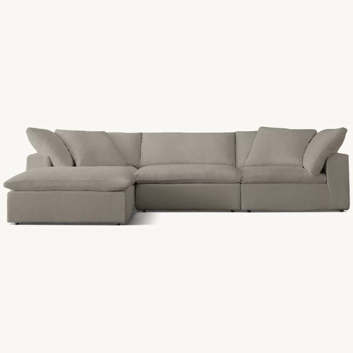 Restoration Hardware Cloud Modular 4-Piece Chaise Sectional - image-5