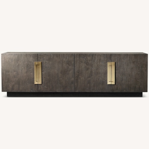 Used Restoration Hardware White Hall 4-Door Media Console for sale on AptDeco