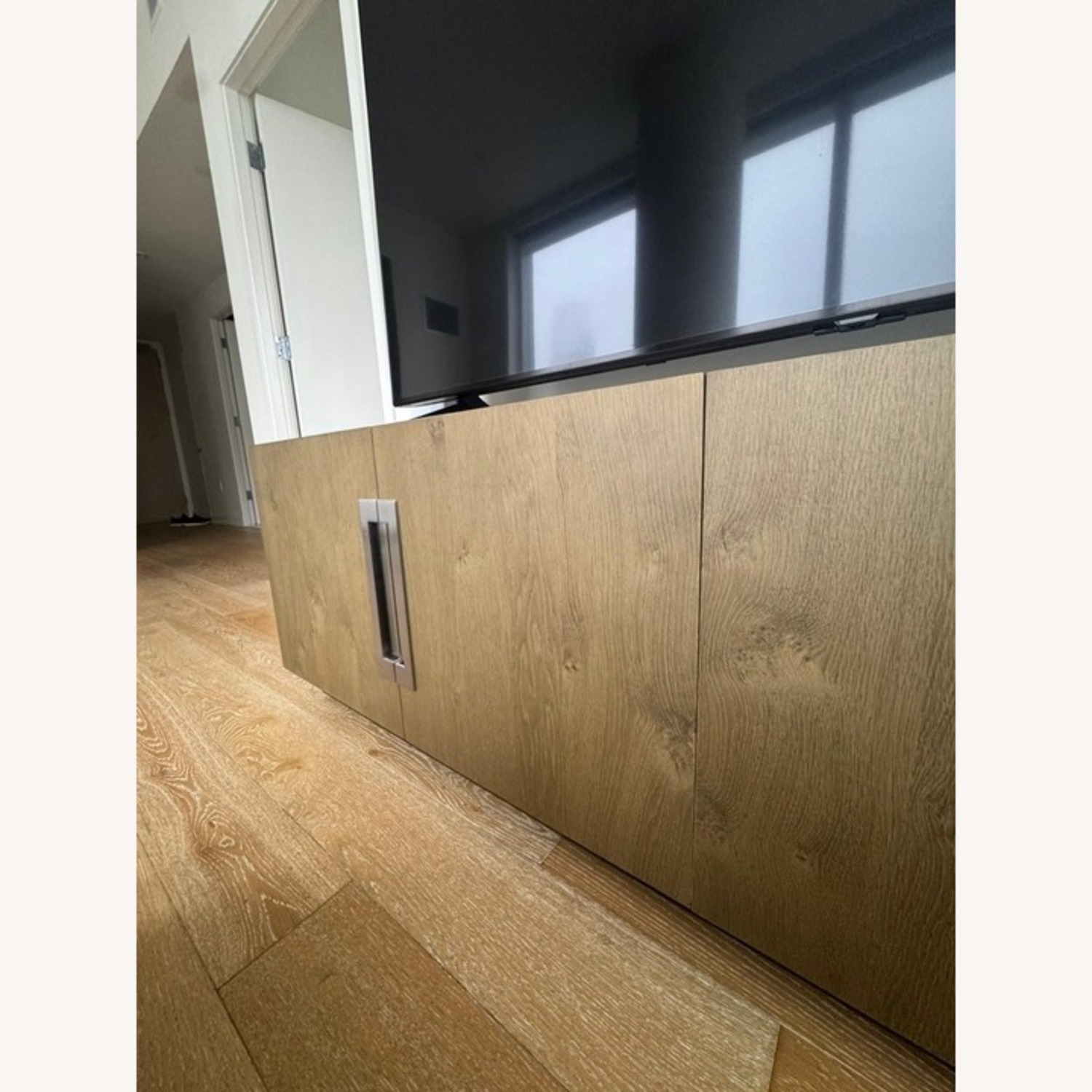 Restoration Hardware White Hall 4-Door Media Console - image-4